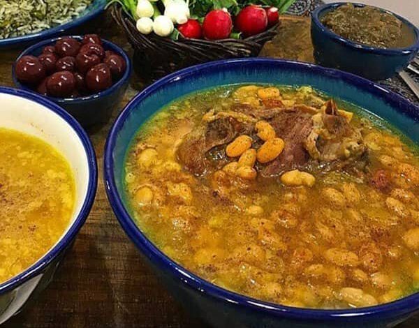 گوشت لوبیای کاشان