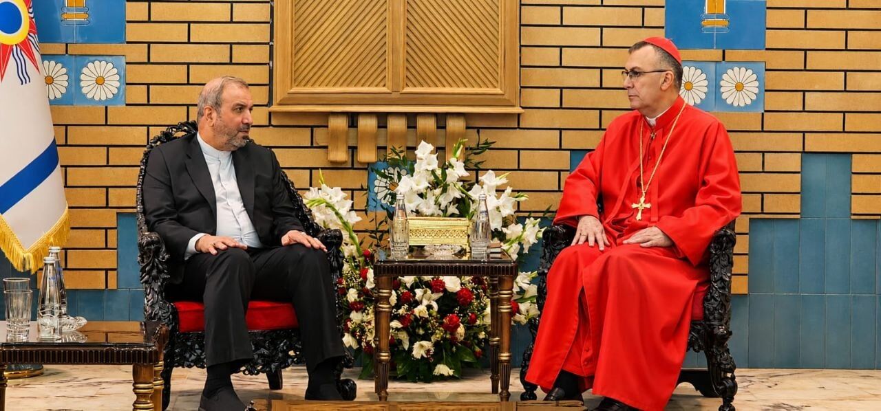 سفیر ایران در عراق با پاتریارک جدید کلیسای کلدانی در عراق و جهان دیدار کرد